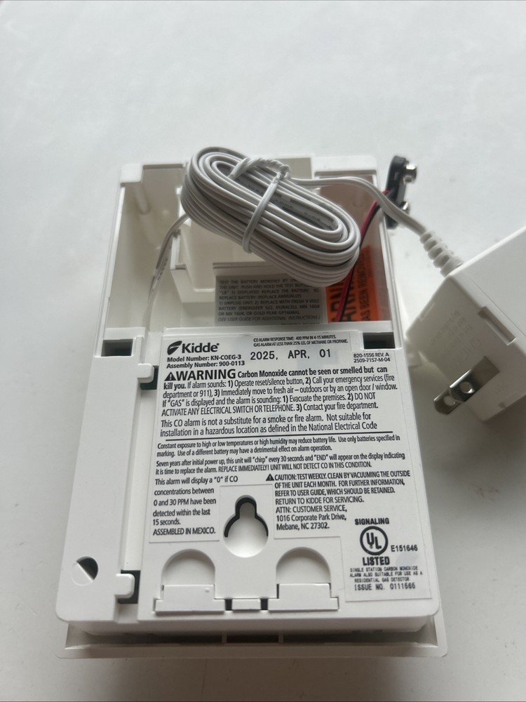 Kidde Carbon Monoxide Detector, Propane, Natural, Methane, & Explosive