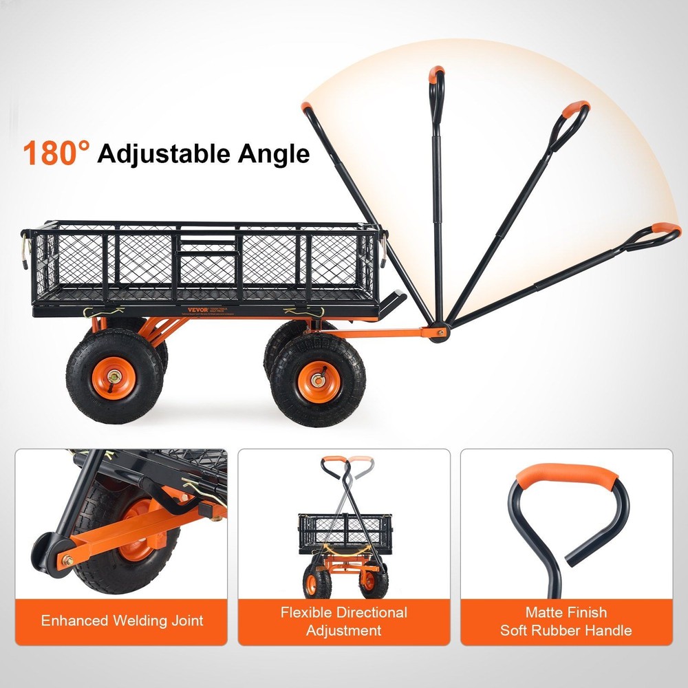 880lb Performance Dump Wagon with 10in Wheels and Functional Build