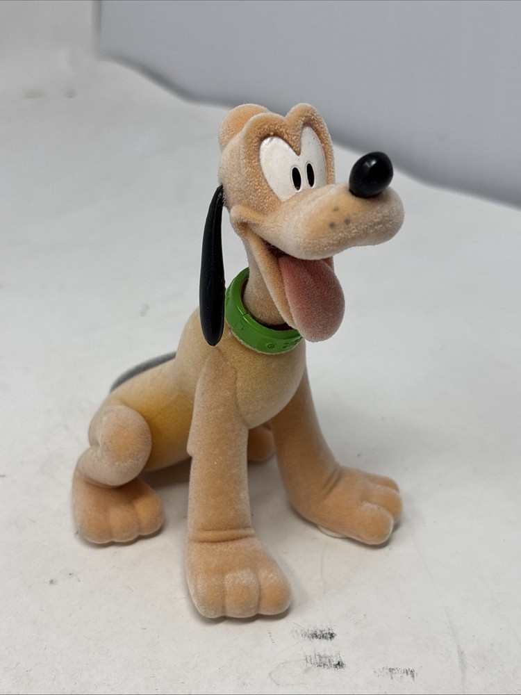 Disney Pluto Furry Textured Bobblehead. Read