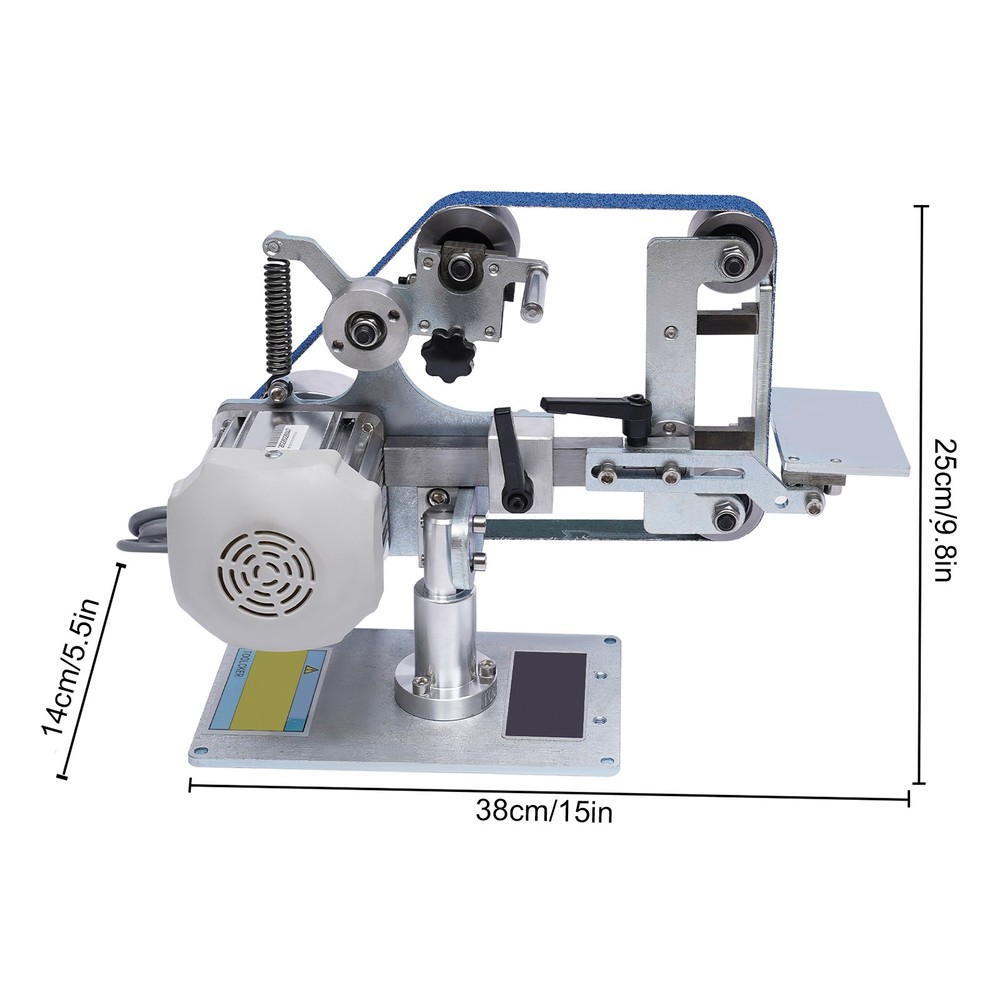 Belt Sander Bench Grinder Knife Sharpener with Large Table Polishing Sander