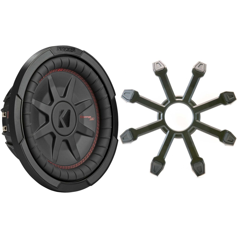 Kicker 48CWRT104 CompRT 10" Subwoofer, DVC, 4-ohm - Includes Grill
