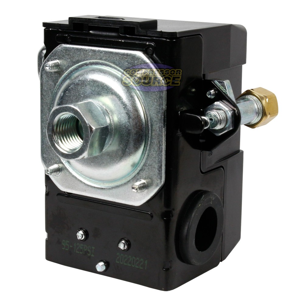 Air Compressor Pressure Switch Control Valve 95-125 PSI with Unloader