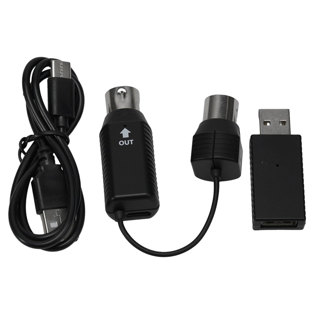 For MIDI Adapter Wireless 5pin USB Interface Adapter Connector Keyboard New