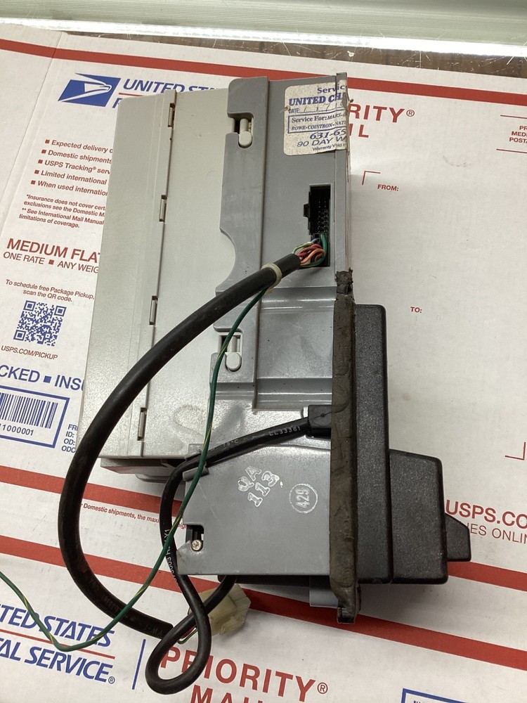 Mars VN2511 U3 110V Bill Validator Accepts $1 bills only- Untested