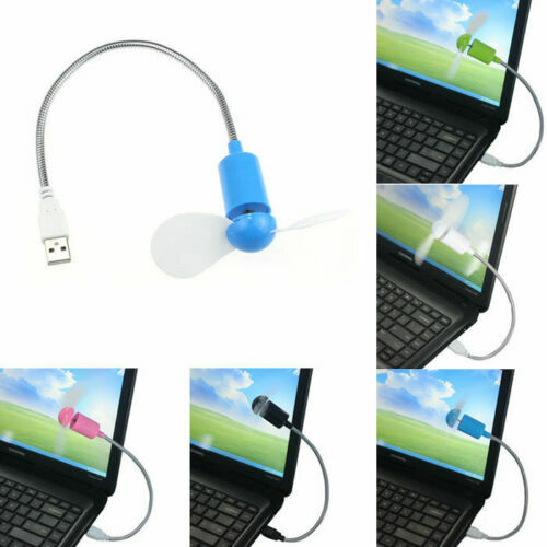 Mini Flexible USB Powered Cooling Cooler Fan For Laptop PC Computer Notebook Mac