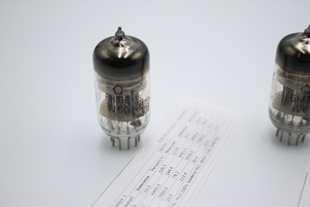 3 PCS 6N1P-Е / E88CC / 6DJ8 / 6922 .NEVZ. Boxed Anode. 1966'. Etracer Tested.