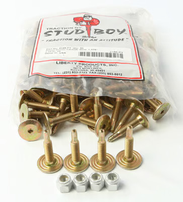 Stud Boy Power Point Carbide Push-Through Studs - 1.375in. Stud Length 2166-P3