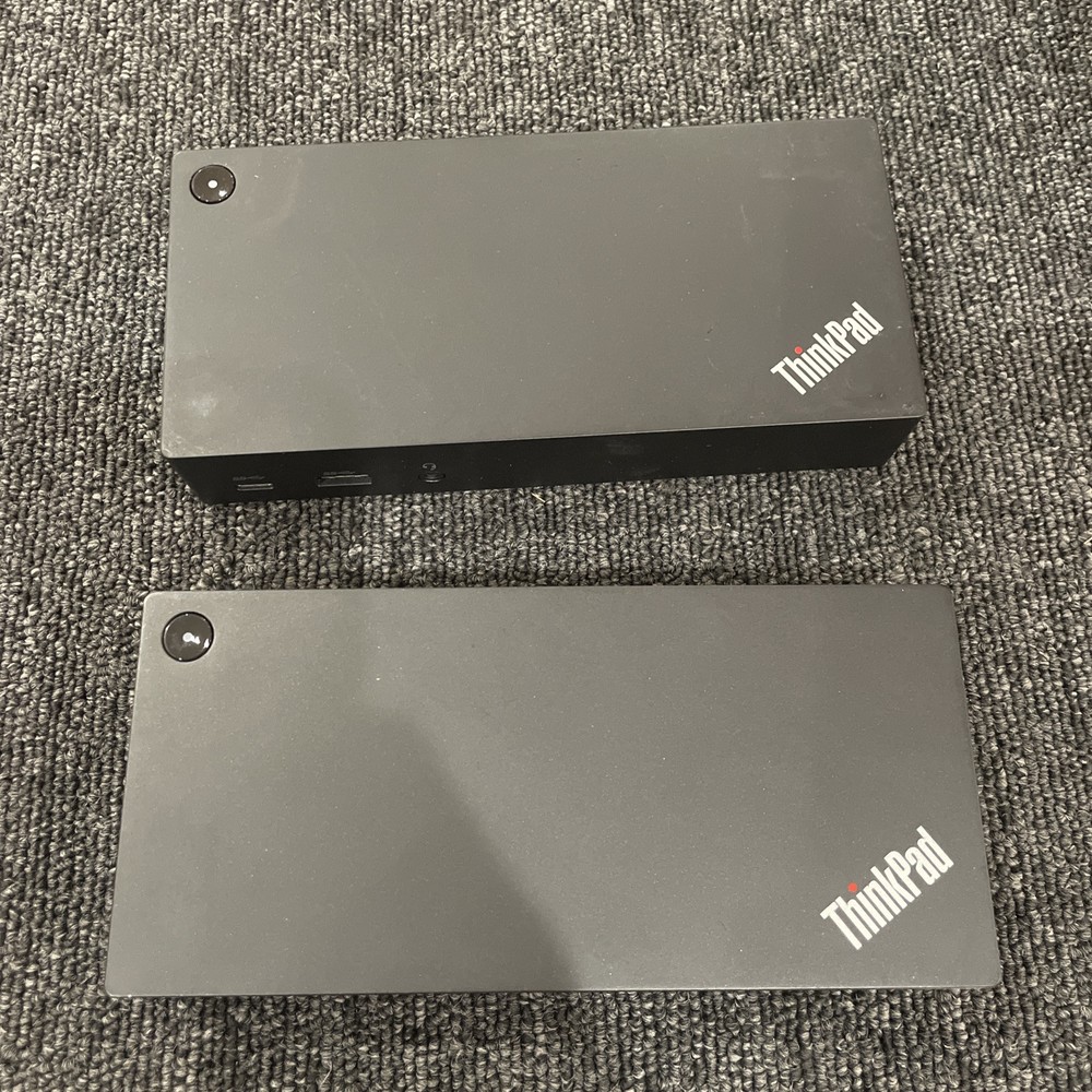 (2) Lenovo ThinkPad 40A9 USB-C Docking Station *NO ADAPTER*