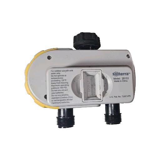 Solterra 28153 Single-Dial Two-Outlet Hose Timer