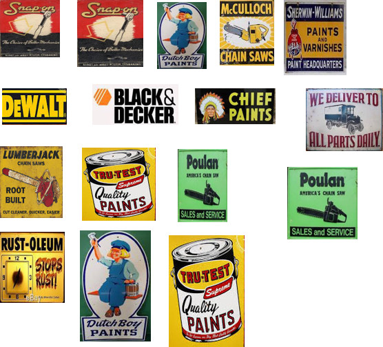 o scale hardware store front windows decals