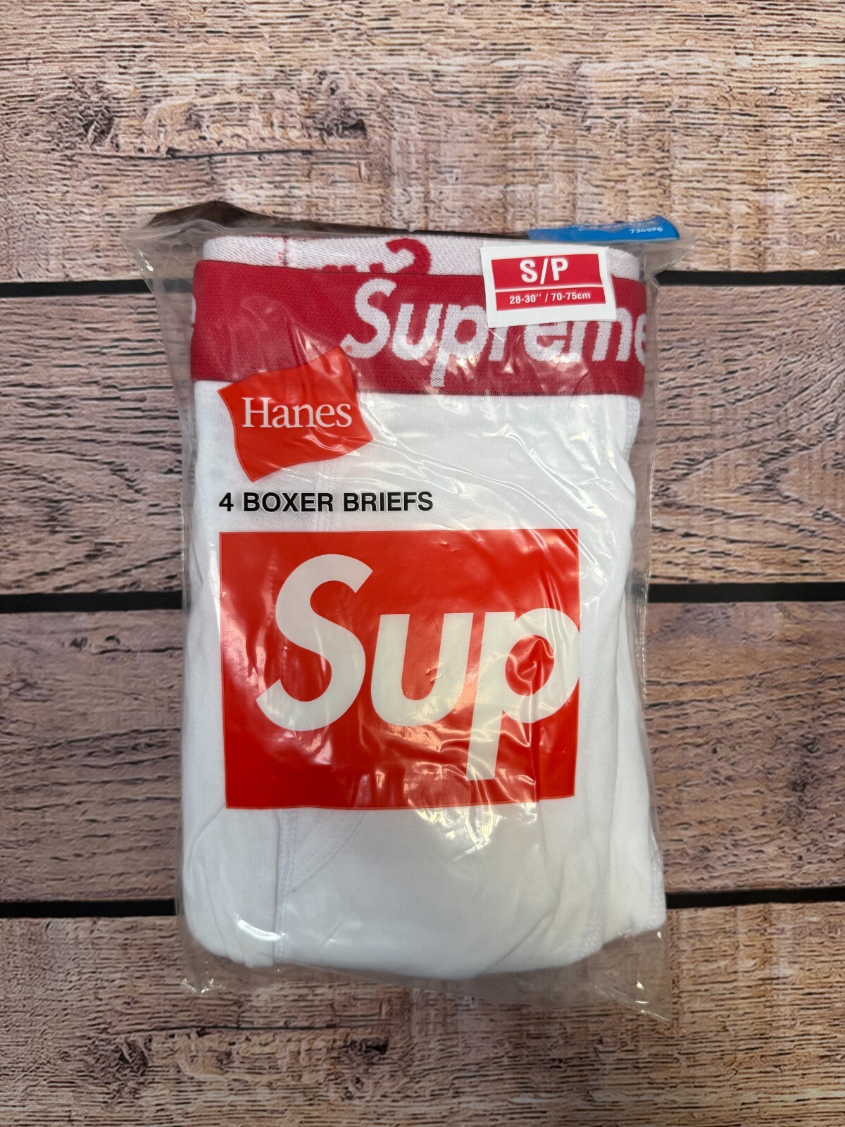 NEW Supreme x Hanes Boxer Briefs (4 pack) - White - Size S-XL - Free Shipping