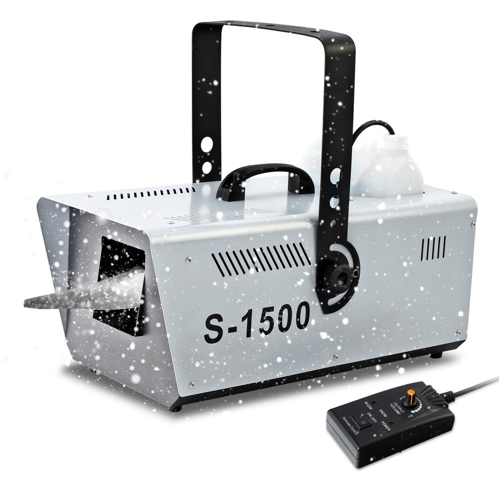 1500W Snow Machine Stage DJ Snow Flake Maker Effect Snowflake Machine Remote US