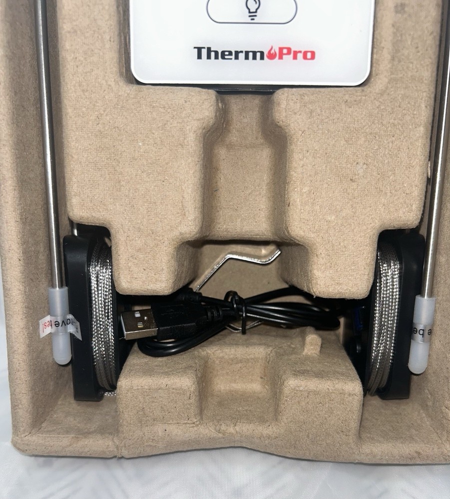 Thermo Pro Bluetooth 4 Probe 650 Ft. Range Remote Meat Thermometer TP-25