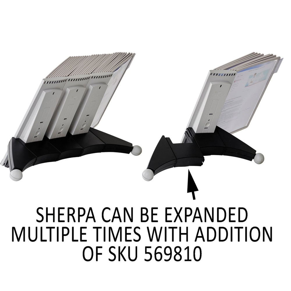 Desktop Reference System with 10 Double-Sided Panels - Letter-Size 8.5" x 11"...