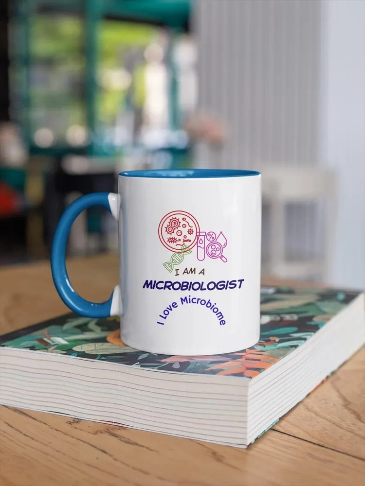 Microbiologist Mug I Love Microbiome Coffee Cup Gift