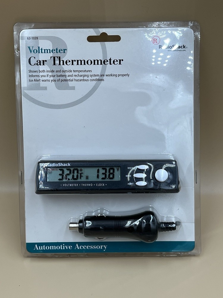 New Radioshack Voltage Tester/Thermometer. Package Has Never Been Opened.