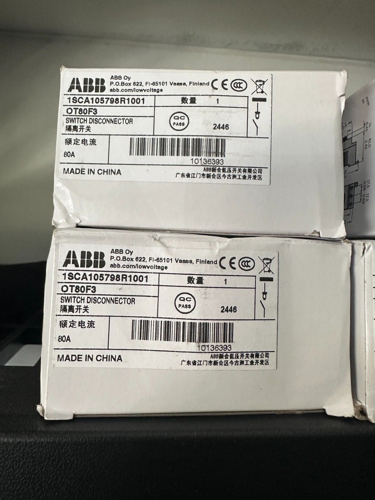 New Original ABB Switch-Disconnector OT80F3