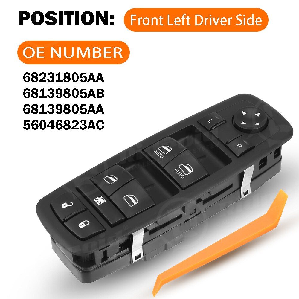 For 2011-2022 Dodge Charger Chrysler Ram 1500 Master Power Window Control Switch