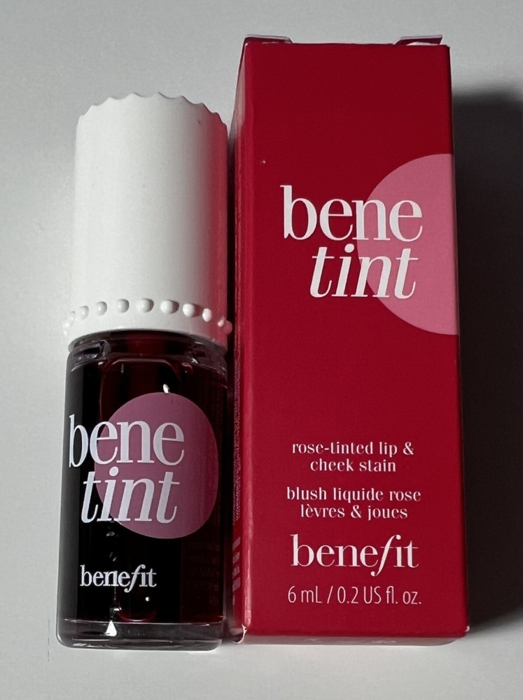 benefit Benetint Rose Tinted Lip & Cheek Stain New in Box