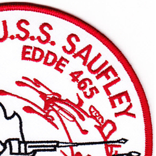 EDDE-465 USS Saufley WWII Patch