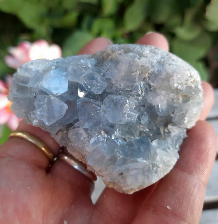 Celestite Cluster, Healing, Angelic Connection, Guides & Higher Self Connection