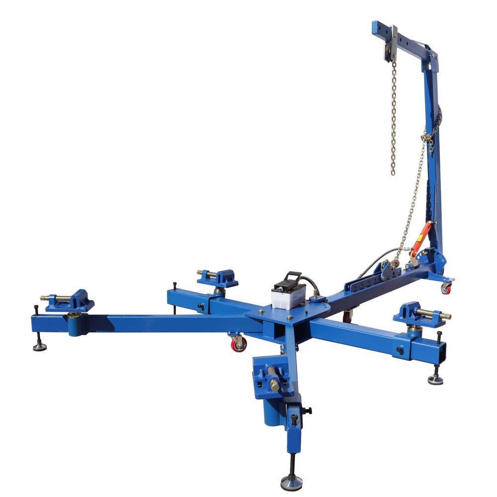 7716lbs Loading Capacity Auto Body Frame Puller Straightener w/attachment Tools