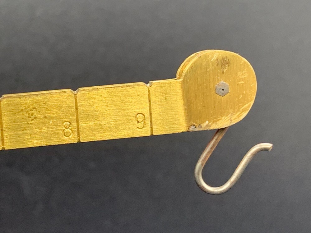 19th C. August Sauter Brass Specific Gravity Balance Scale No 683 Germany