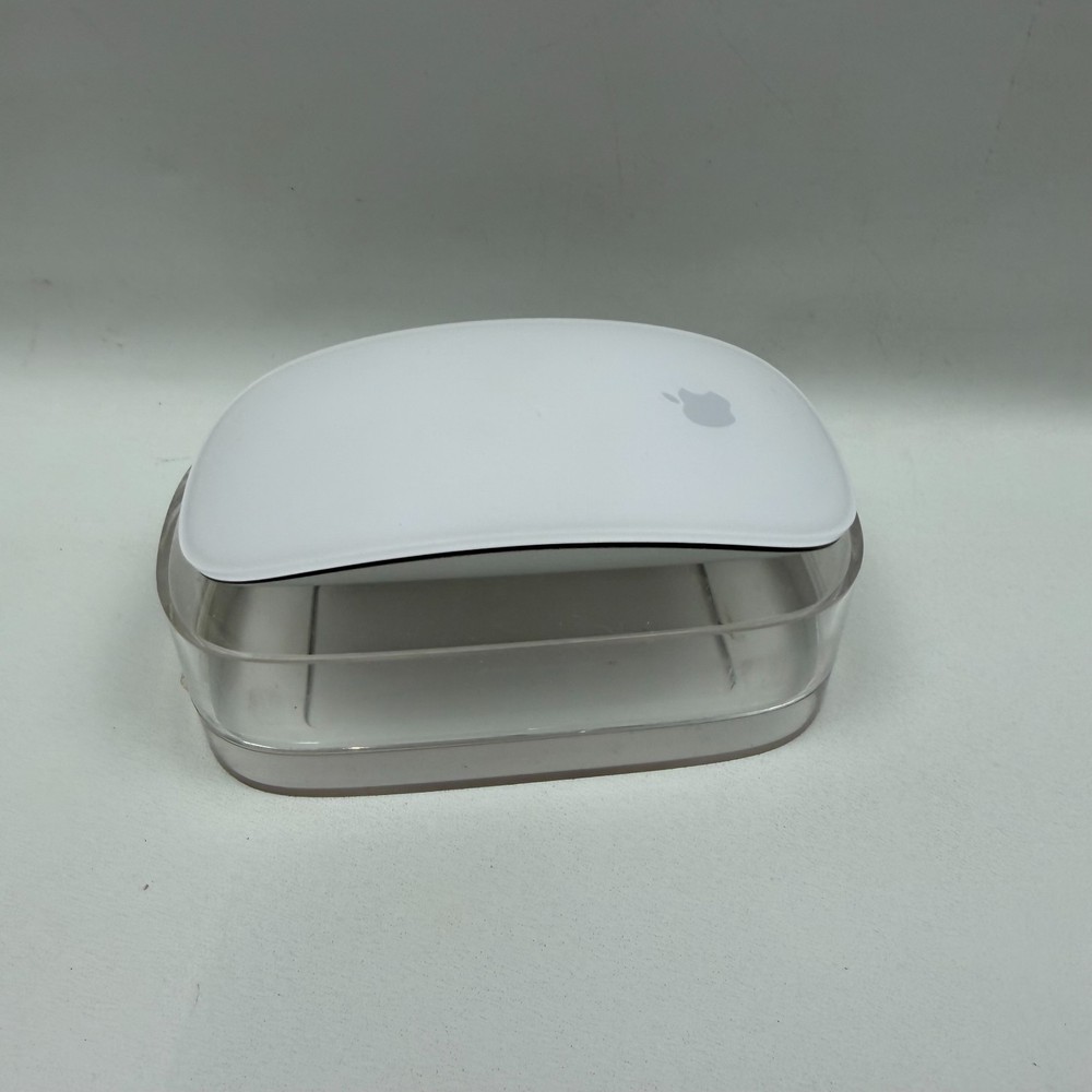 Apple MB829LL/A Wireless Bluetooth Magic Laser Mouse White A1296 *TESTED/WORKING