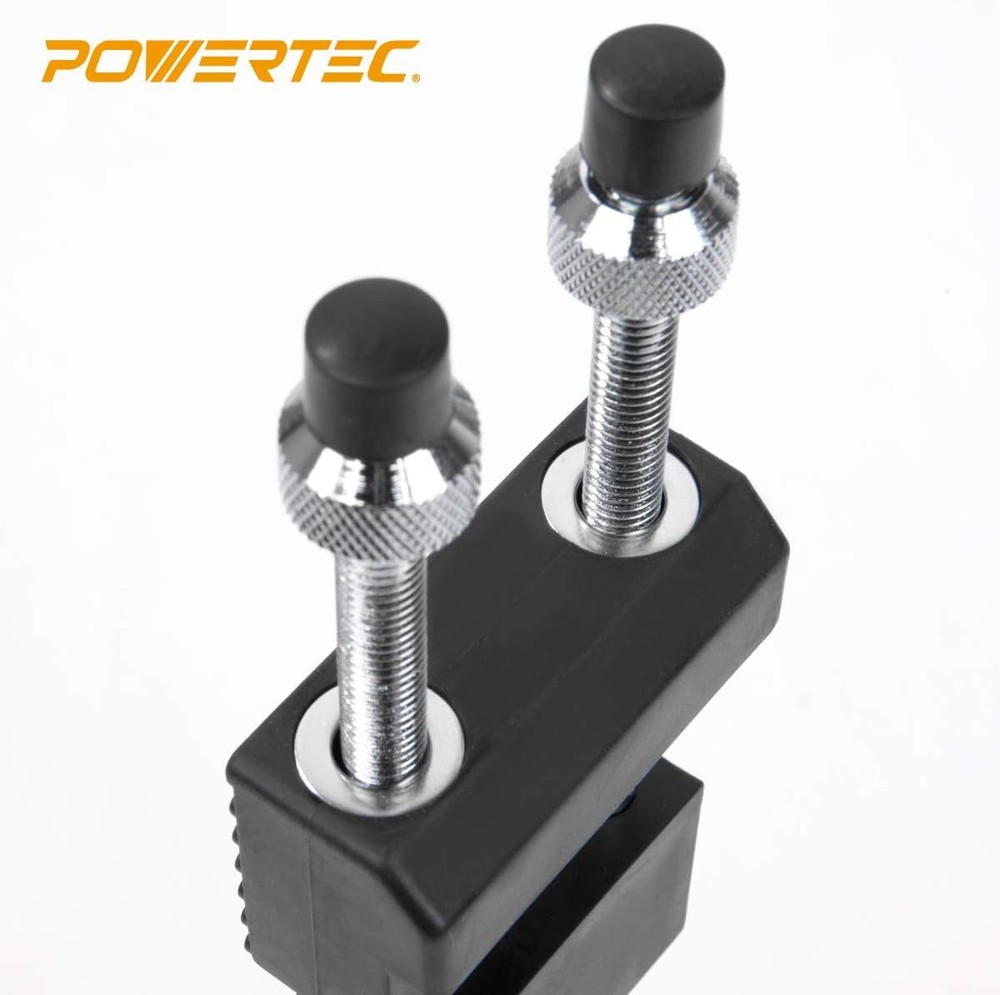 POWERTEC Sharpening Stone Holder – Adjustable 5-1/2 to 9", Black