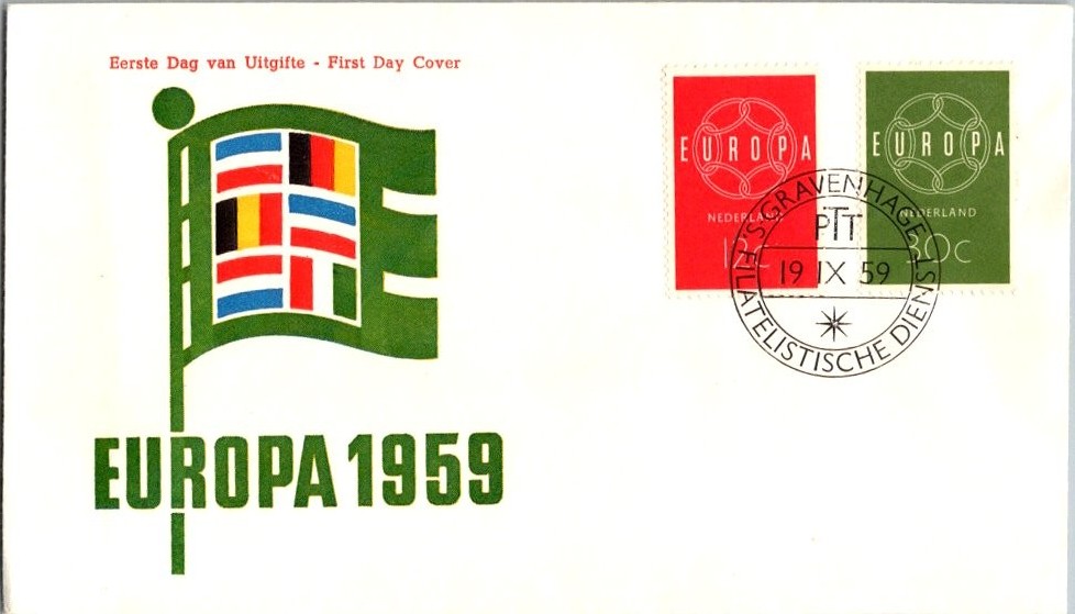 Netherlands Scott 377-378 Unaddressed.