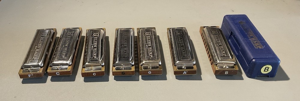 Hohner Blues Harp Harmonica - Multiple Keys