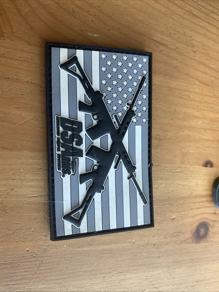 DSArms Advanced Weapon Systems 2nd Amendment Flag Morale Patch Shot Show