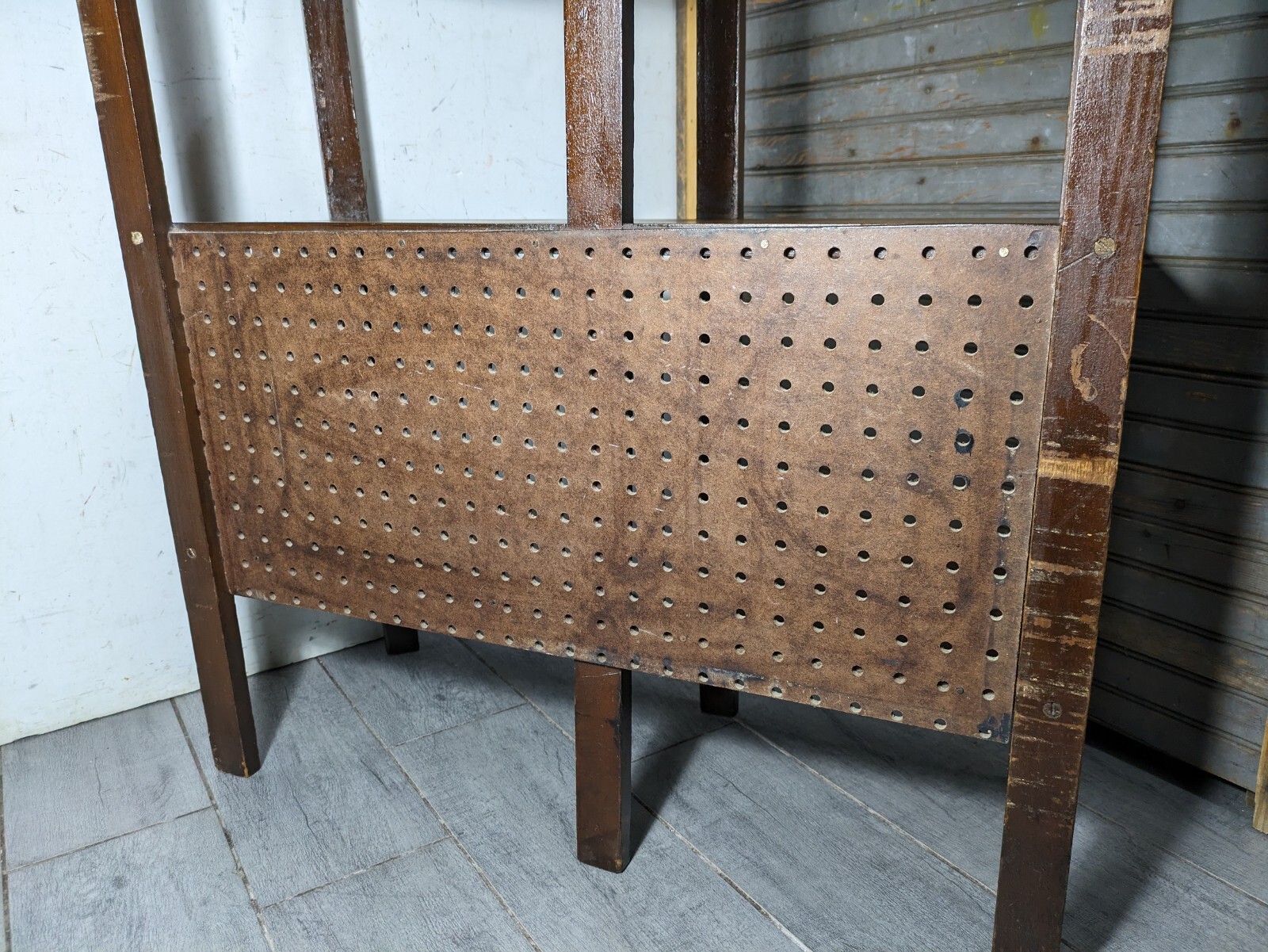 Antique Rustic Mission Arts & Crafts Style Display Book Shelf Open Bookcase