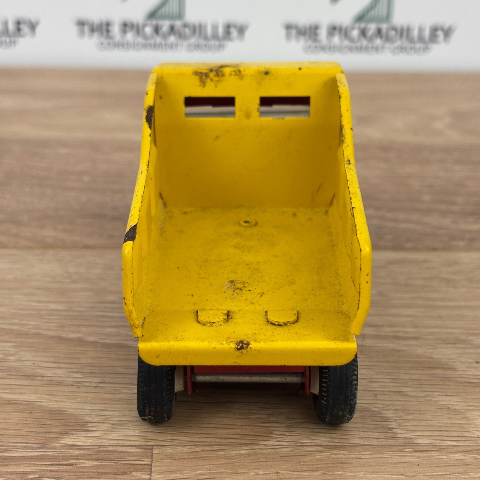 Vintage Tonka Steel Dump Truck and Pickup Truck Lot Red Yellow Green