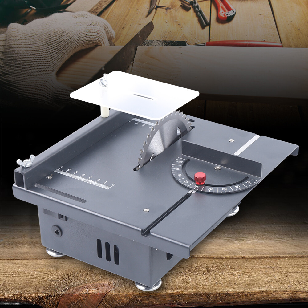 Portable Compact Mini Table Saw DIY Projects Work Shop Cutting Tool