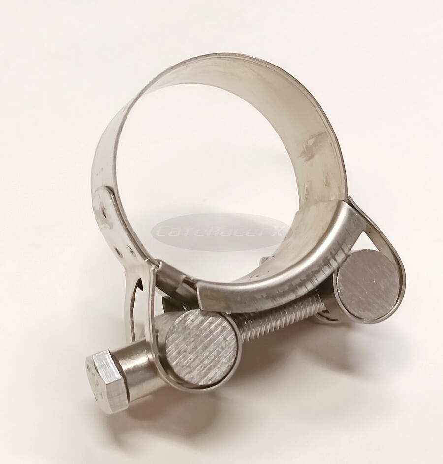 2-1/4 Inch Stainless Steel Exhaust Header Clamp Heavy Duty Barrel Clamp 56-59mm