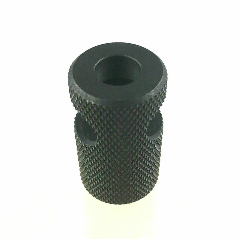 5/8''x24 TPI Thread Compact Short Knurled Surface Muzzle Brake For 9mm