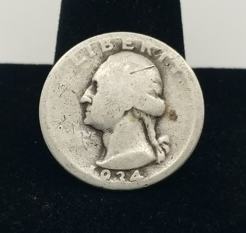 1934-P Washington Quarter #4870