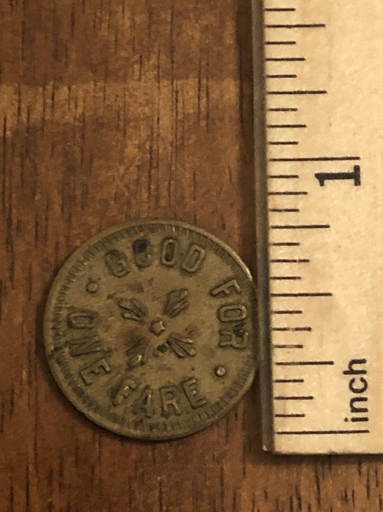 Braddock Pennsylvania North Braddock Fare Token (A1)