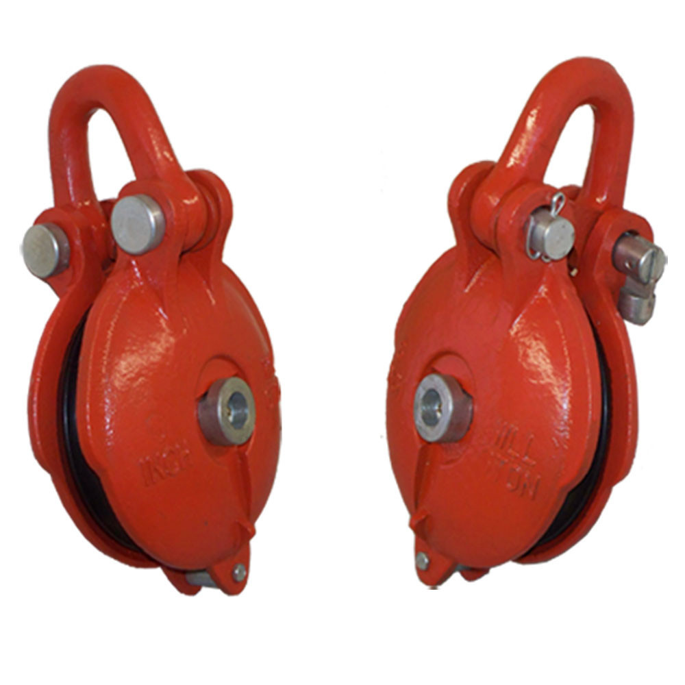 3 Ton Working Load Limit Snatch Block Hoist Rig-ging Shackle Pulley Size 4"