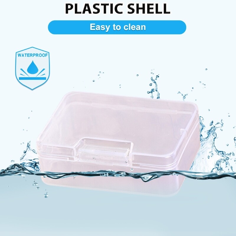 Delicate Clear Plastic Containers Holder Box For Sorting Small Household Items
