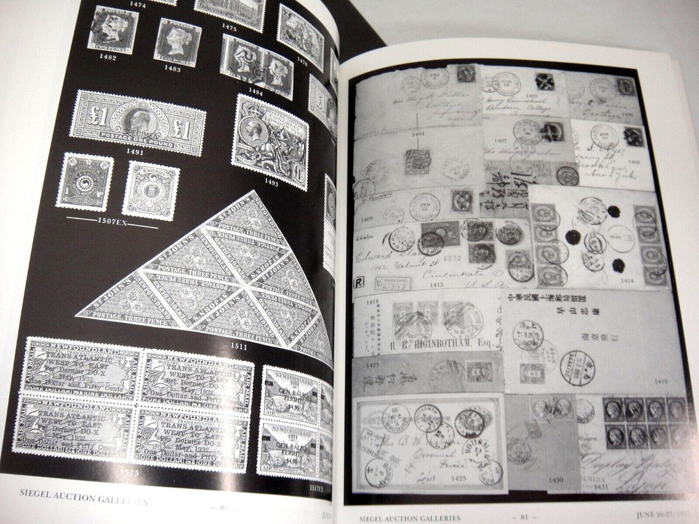 Siegel Auction Catalog 1997 w Prices Realized Civil War Covers Langdon Correspon