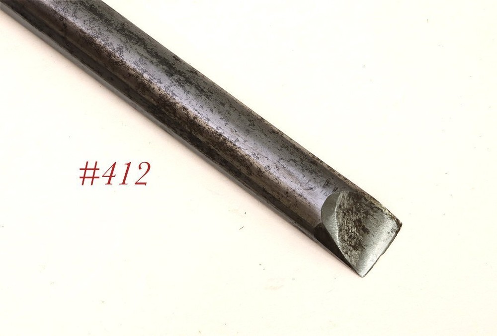 old thick steel GREENLEE 1/2 INCH SOCKET FRAMING CHISEL woodworking tool
