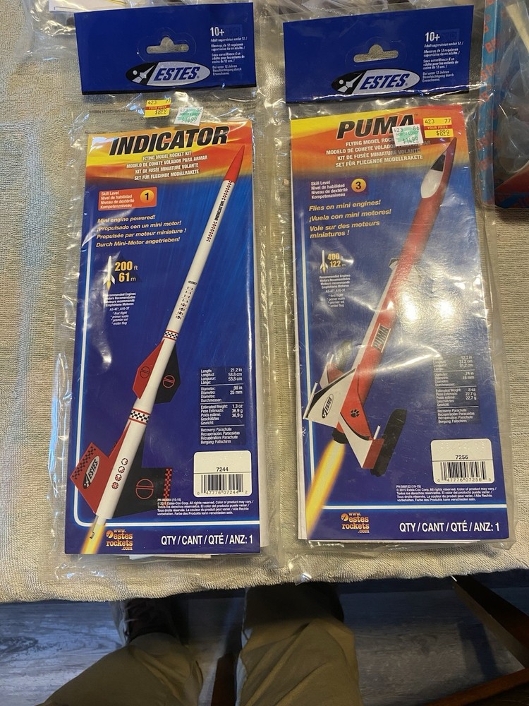 Estes Model Rocket Lot 23+ Models
