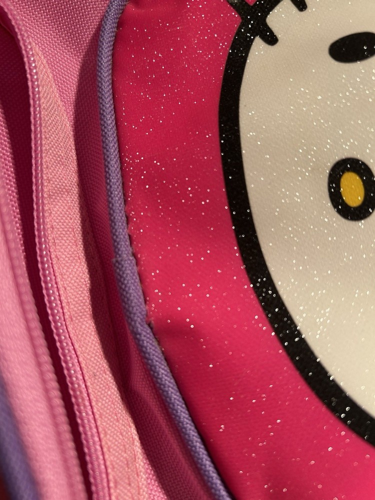 Small Kid’s Hello Kitty Pink Backpack w/ Multiple Compartments