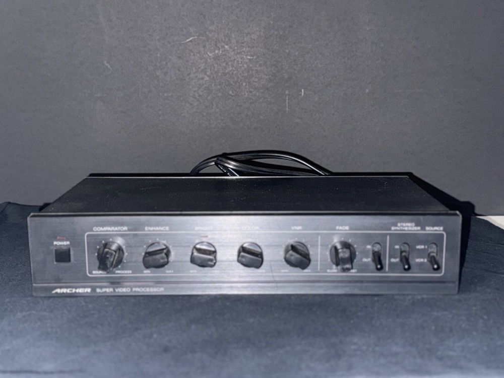 Vintage Archer Super Video Processor Model 15-1276 Video Enhancer Tested