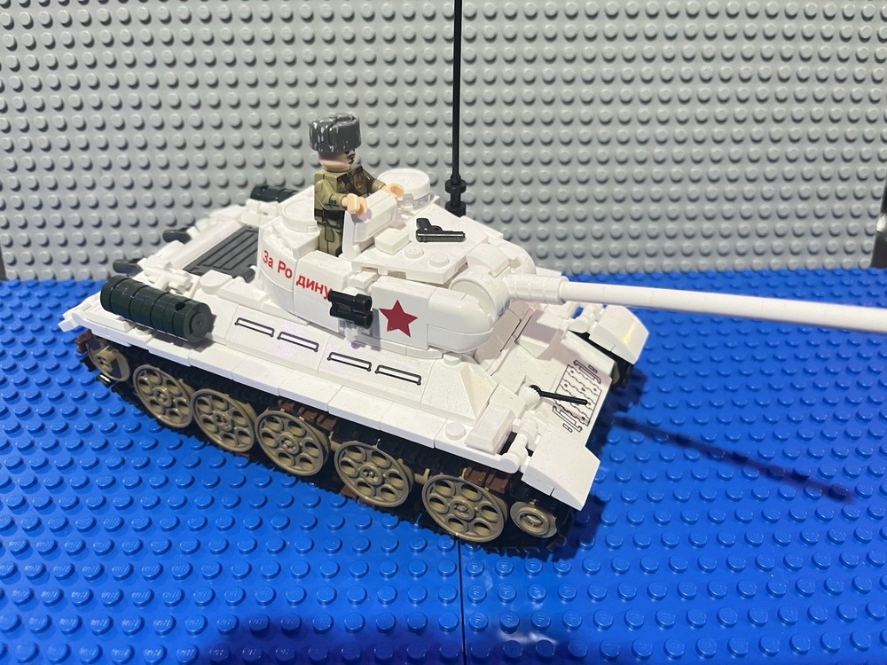 Brick built Soviet T-34