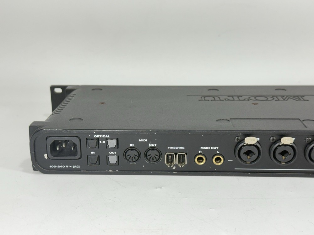 Motu 8Pre (8-Pre) Eight Mic Preamps - MIDI Firewire Audio Interface - WORK