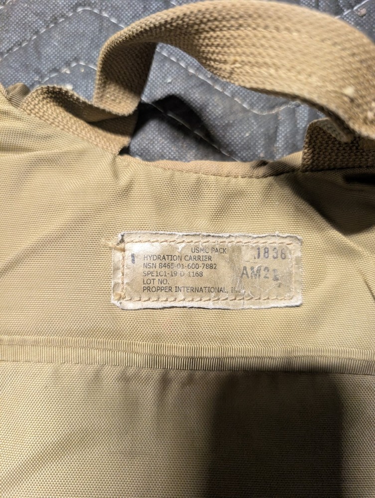 USMC Hydration carrier CamelBak NO BLADDER