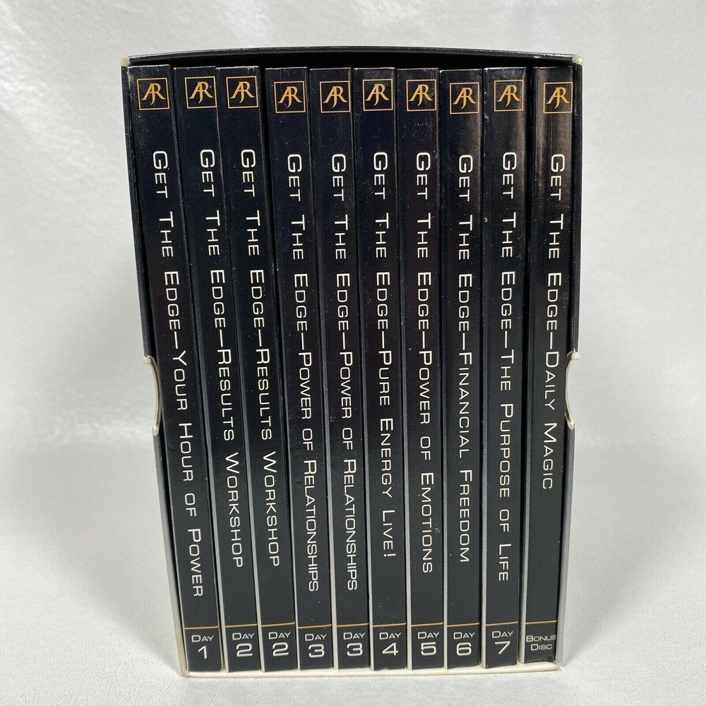 Anthony Robbins GET THE EDGE Audio CD Set 7-Day Program to Transform Your Life